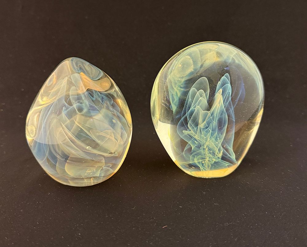 Lot 585: 2 Gilbert Johnson Paperweights