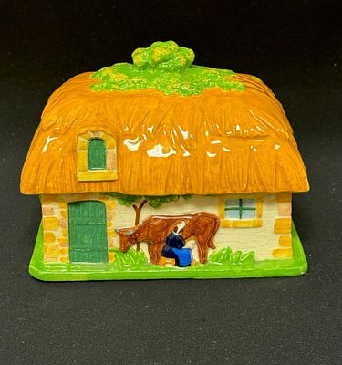 Charles Maillard Quimper Butter. Charles Maillard Quimper French faience covered dish/butter 