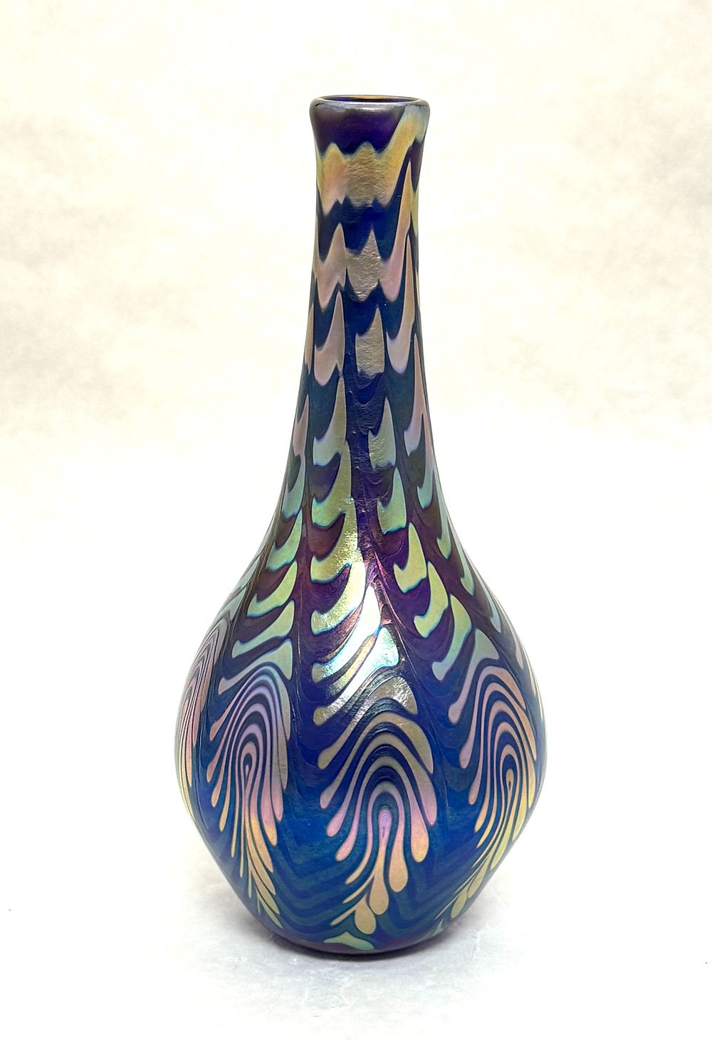 Lot 513: Charles Lotton Bottle Form Vase