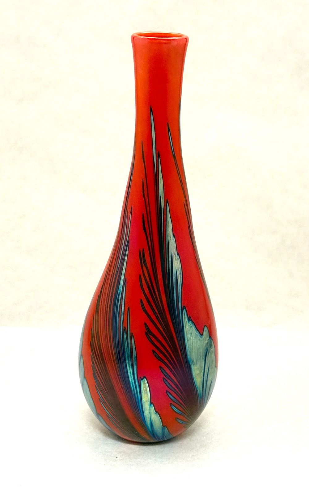Lot 522: Charles Lotton Red Vase