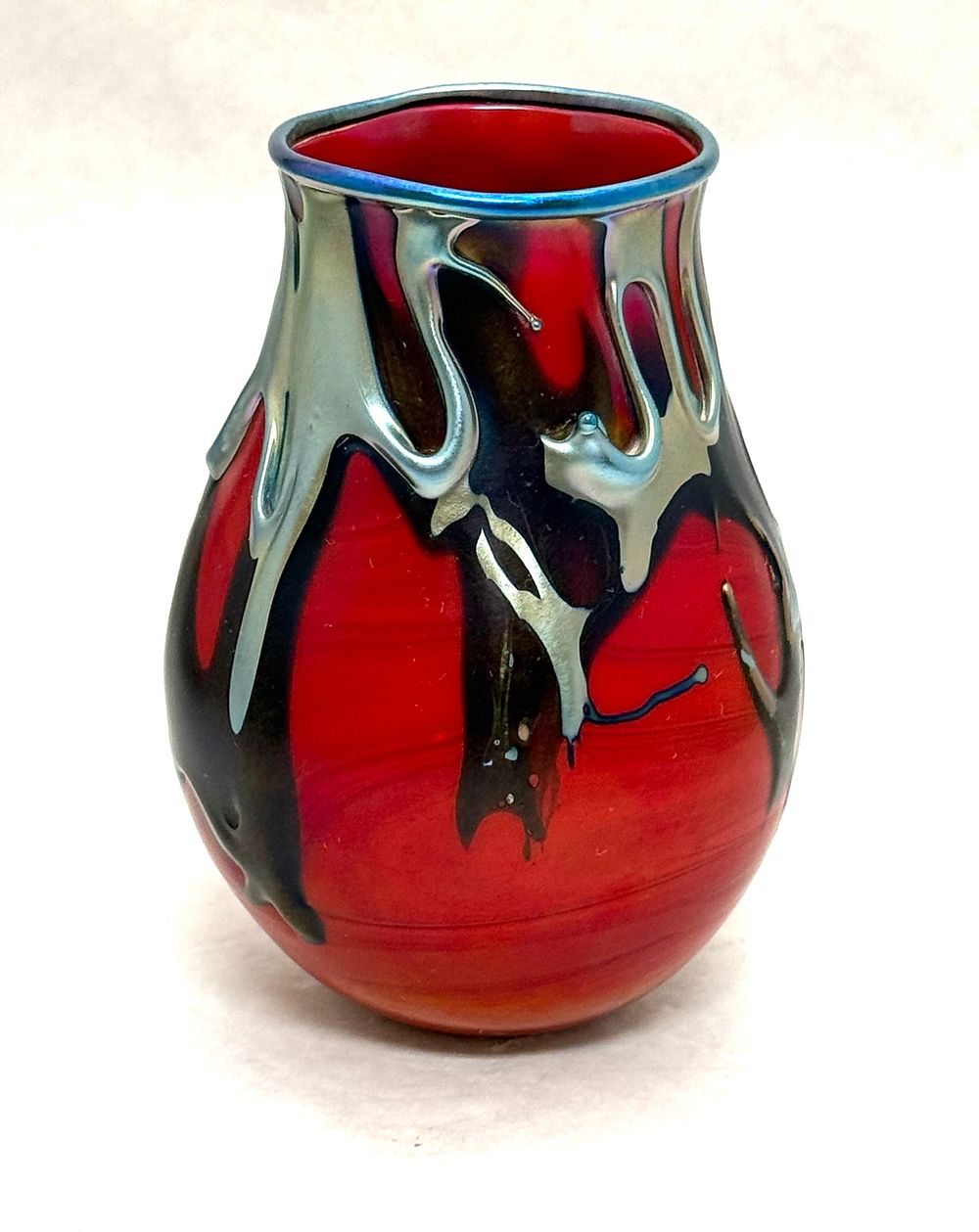 Lot 540: Very Rare Charles Lotton Lava Vase