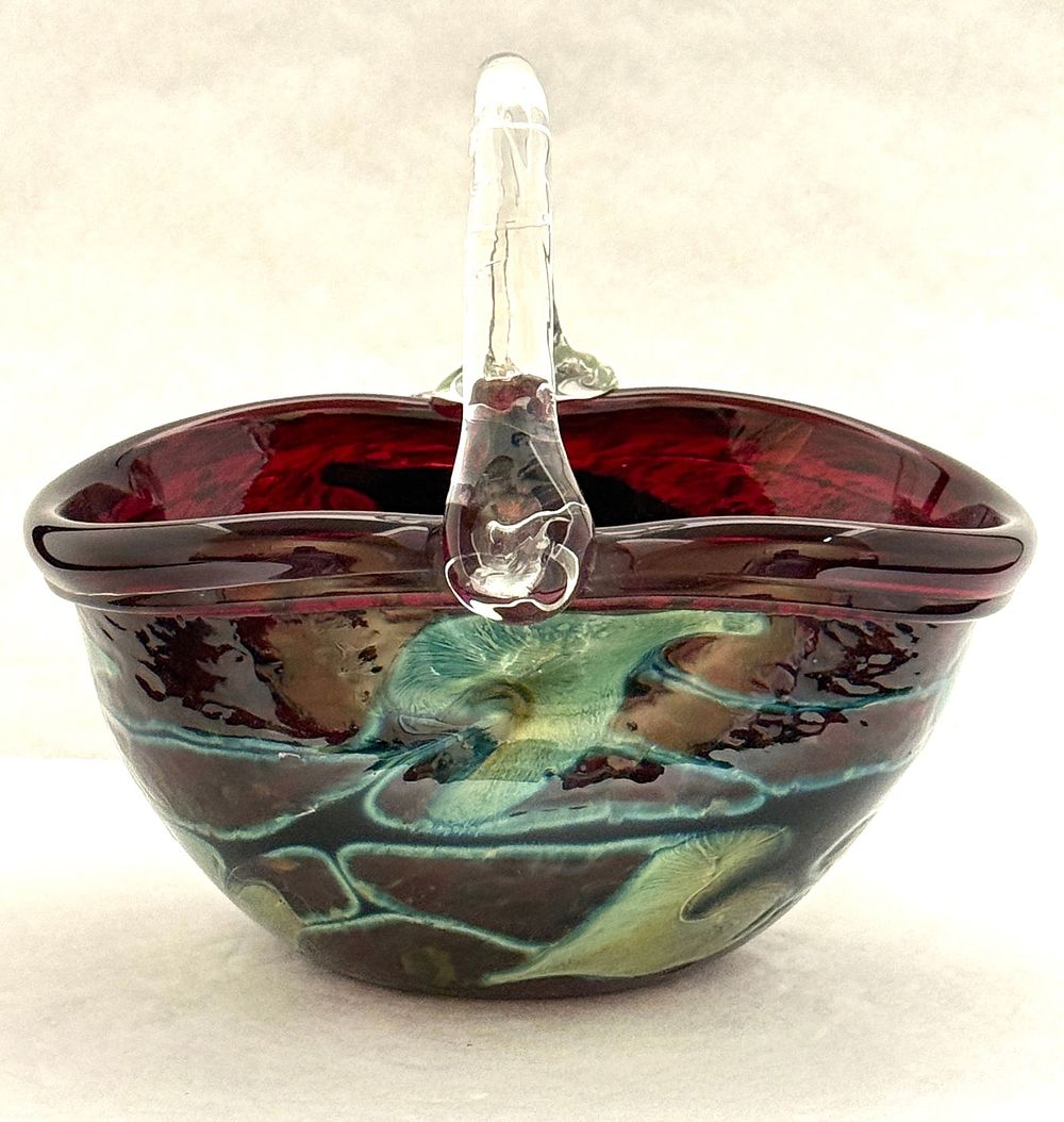 Lot 548: Charles Lotton Red Basket