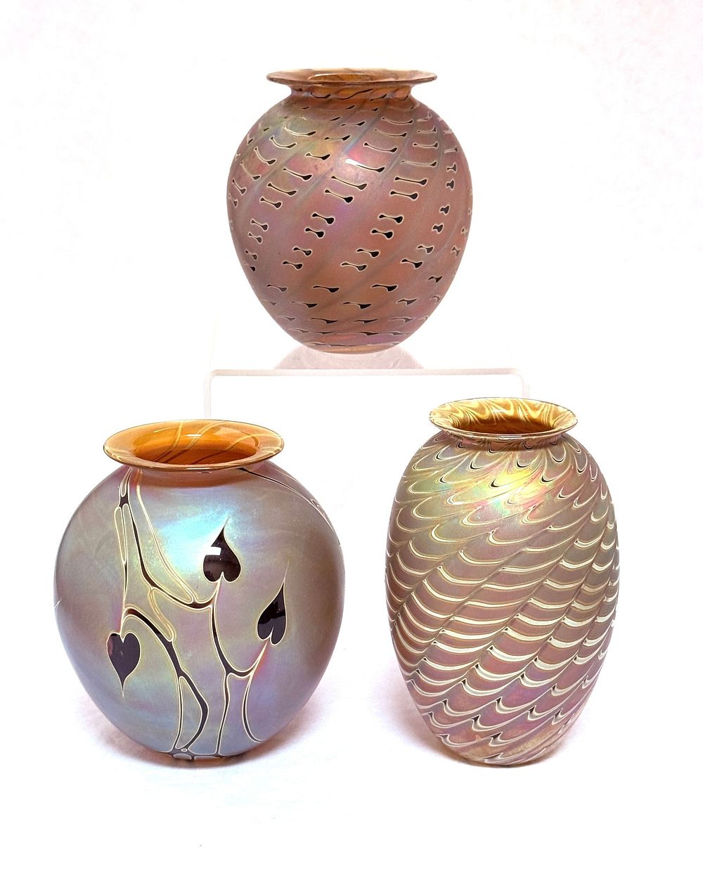 Lot 570: 3 Craig Zweifel Vases