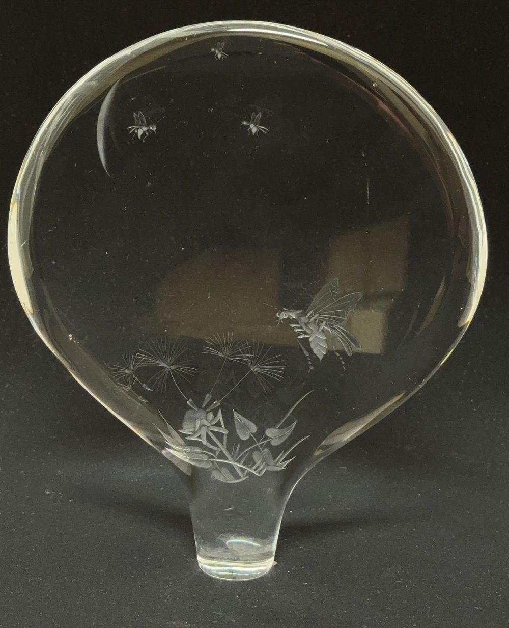 Lot 574: Steuben Etched Disk