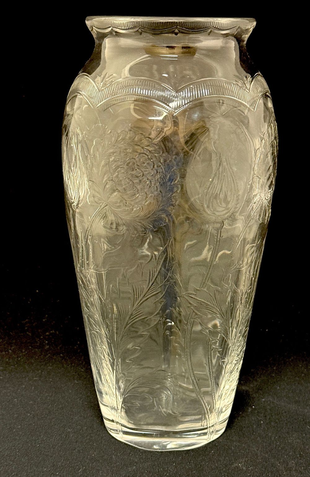 Lot 576: S & W Rock Crystal Vase