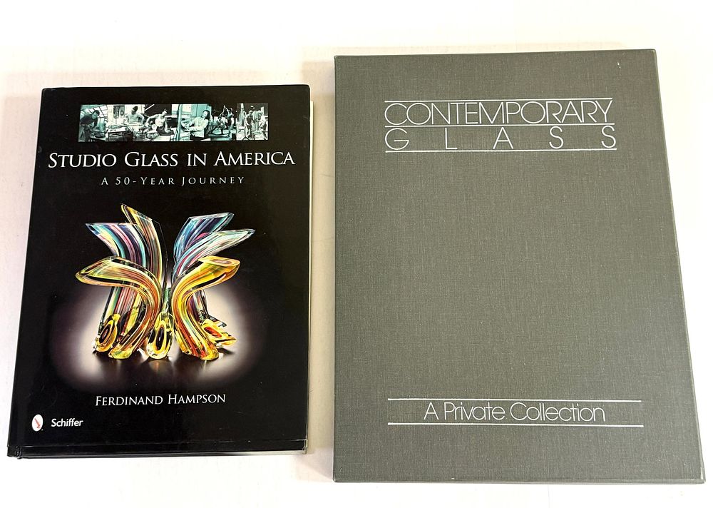Lot 570: Two Studio Glass Books