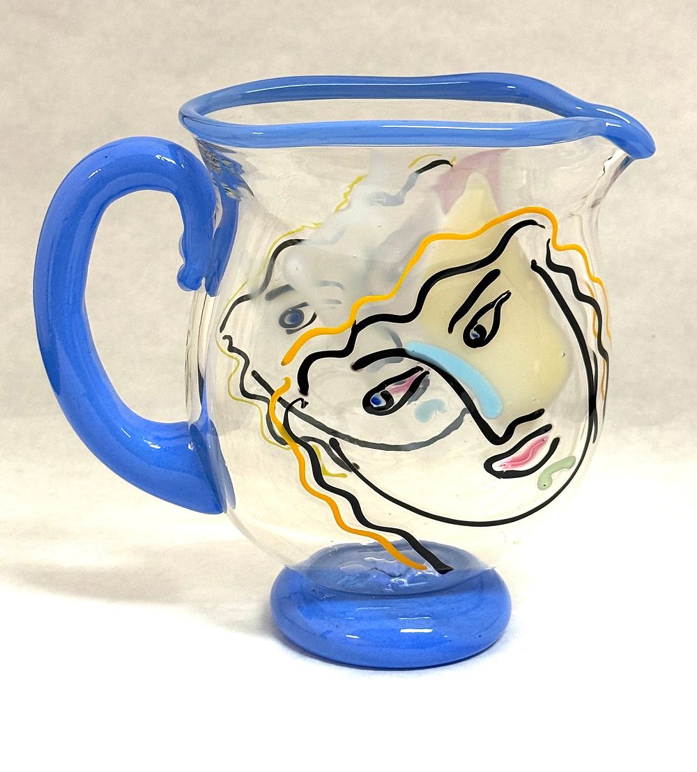 Lot 620: Katherine Berstein Face Pitcher
