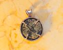 Silver pendant with original bronze prutah of Antonius Felix, procurator of Judea under Image - 1
