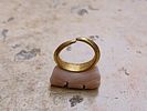 Single earring on wax core; diam 1.7 cm; 1.4 grams. Roman; Professor Rachel Milstein Collection Image - 1