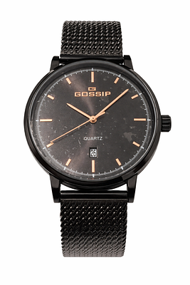 שעון Gossip. מותג: GOSSIP 
• סוג מנגנון: Quartz (סוללה) – מדויק ונוח לשימוש 
• עיצוב: 