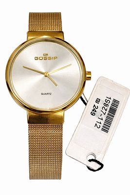 שעון Gossip. • מותג: Gossip (GOSSIP TIME) 
• סוג מנגנון: קוורץ (Quartz) – מופעל ע”י סוללה 
• 