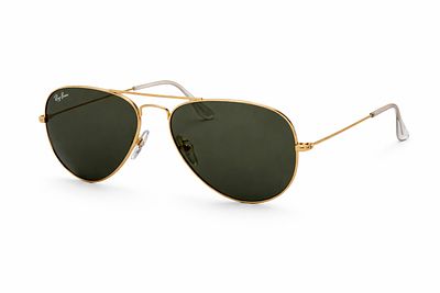 משקפי שמש Ray-Ban Aviator Classic. שם הדגם: Aviator Classic (RB3025) 
צבע מסגרת: זהב (Arista 