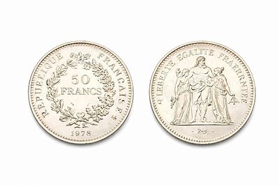 מטבע כסף 1978. שנת הנפקה: 1978 הרכב מתכת: כסף 90% טהור (0.900 Silver) משקל כולל: 30 גרם משקל כסף 