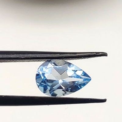 Naturel Sky Blue Topaz Pear Shape 9X6 Mm 10 Pieces Lot. Top Quality Naturel Sky Blue Topaz Pear 