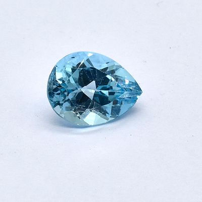 Naturel Sky Blue Topaz Pear Shape 16X12 Mm 1 Piece. Top Quality Naturel Sky Blue Topaz Pear 