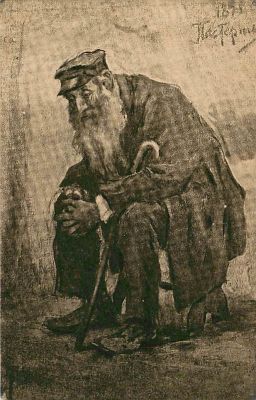 לוט 2 גלויות חיים יהודיים עם תשליך וטיפוס יהודי.