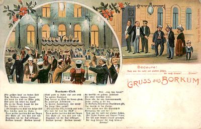 גלויה אנטישמית אחת. יהודים אינם רצויים. גרמניה 1915.