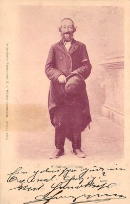 גלויה טיפוס יהודי בצ'רנוביץ 1899.