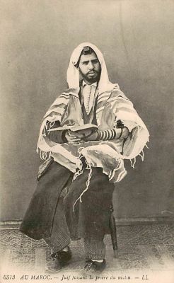 גלויה אחת של יהודי מרוקו 1915.