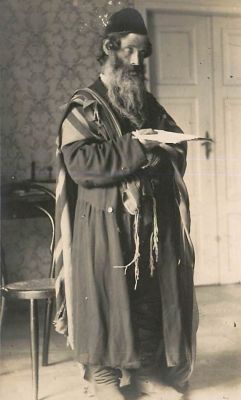 גלויה צילום. טיפוס יהודי, מזרח אירופה כ. 1915.