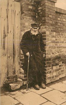 גלויה צילום. טיפוס יהודי, מזרח אירופה כ. 1915.