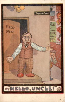 גלויה הומוריסטית, ארה"ב 1900.