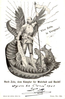 גלויה פרשת דרייפוס, 1900.