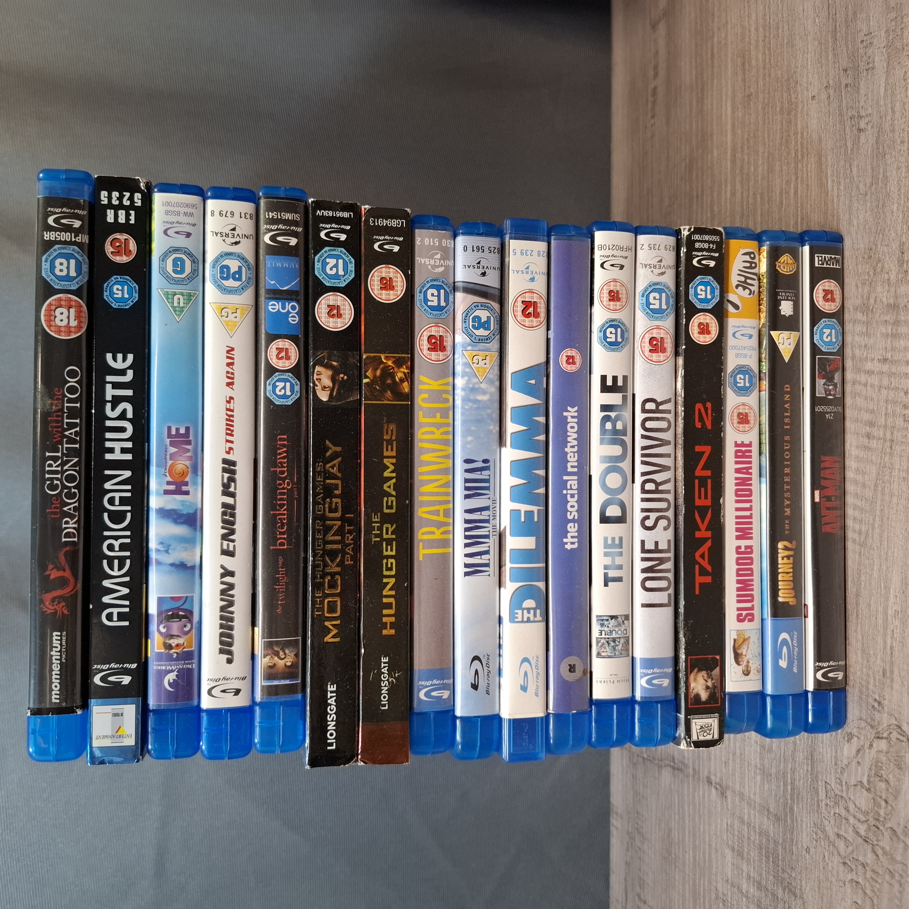 17x Blu-Ray dvds