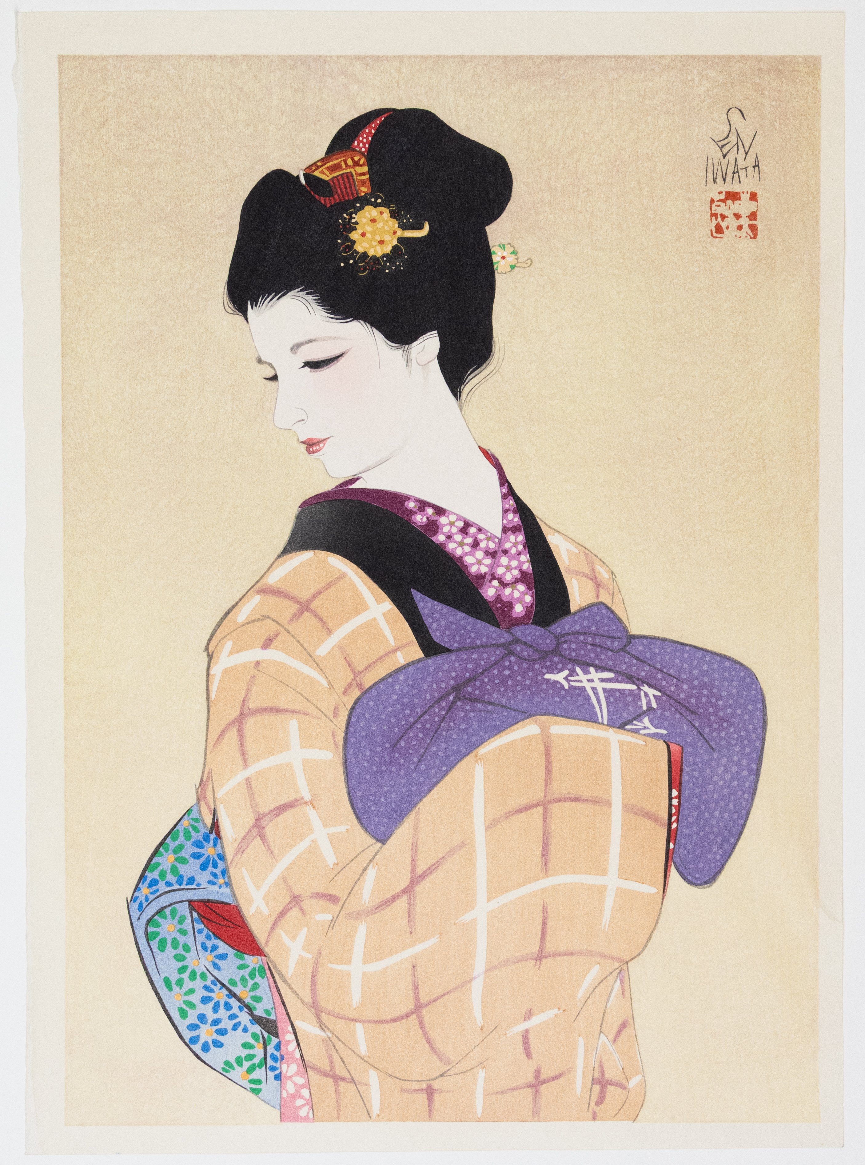 Sentaro Iwata, Returning From Practice, Beauty Print