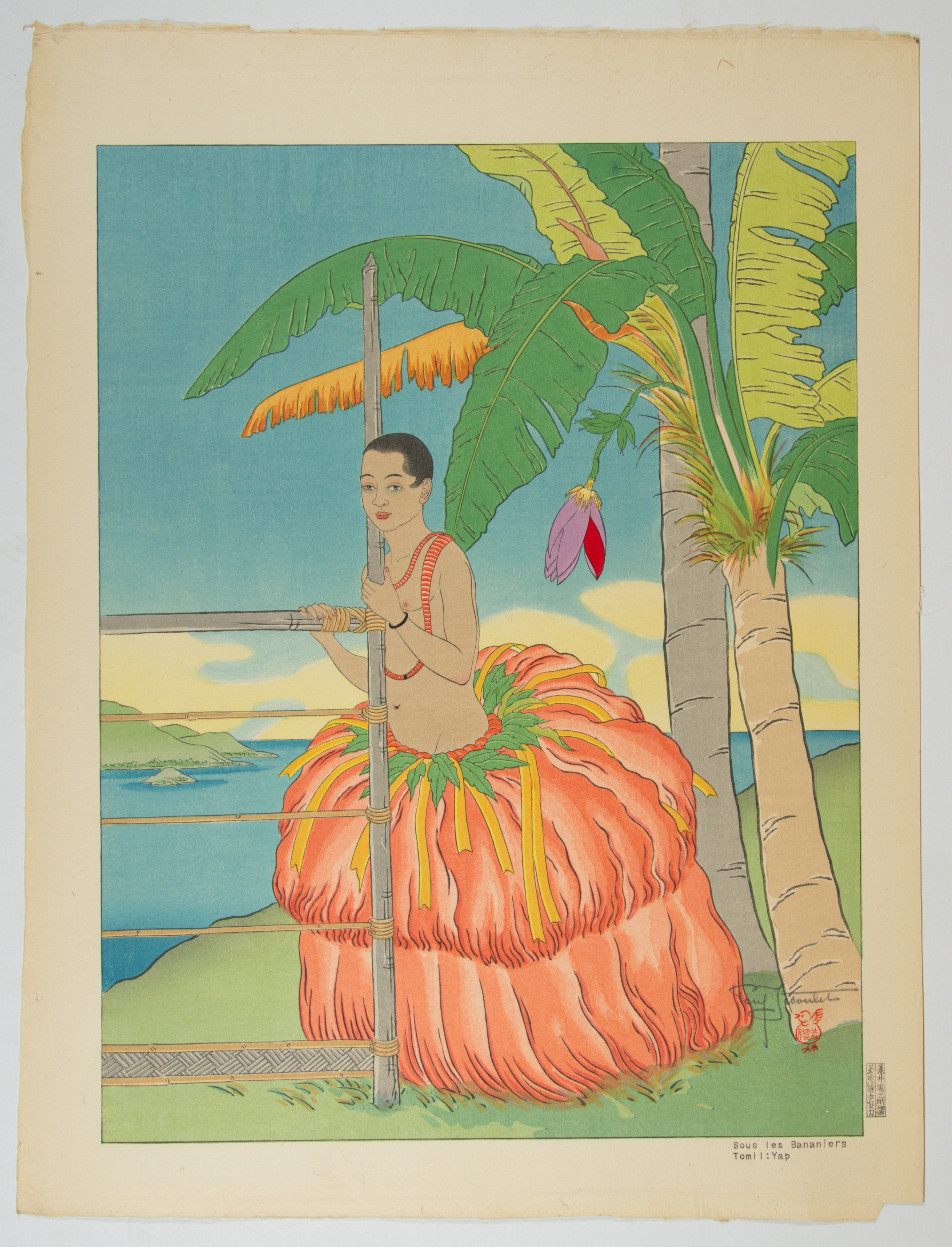 Paul Jacoulet, Sous les Bannaniers, Tomil: Yap, 96/350