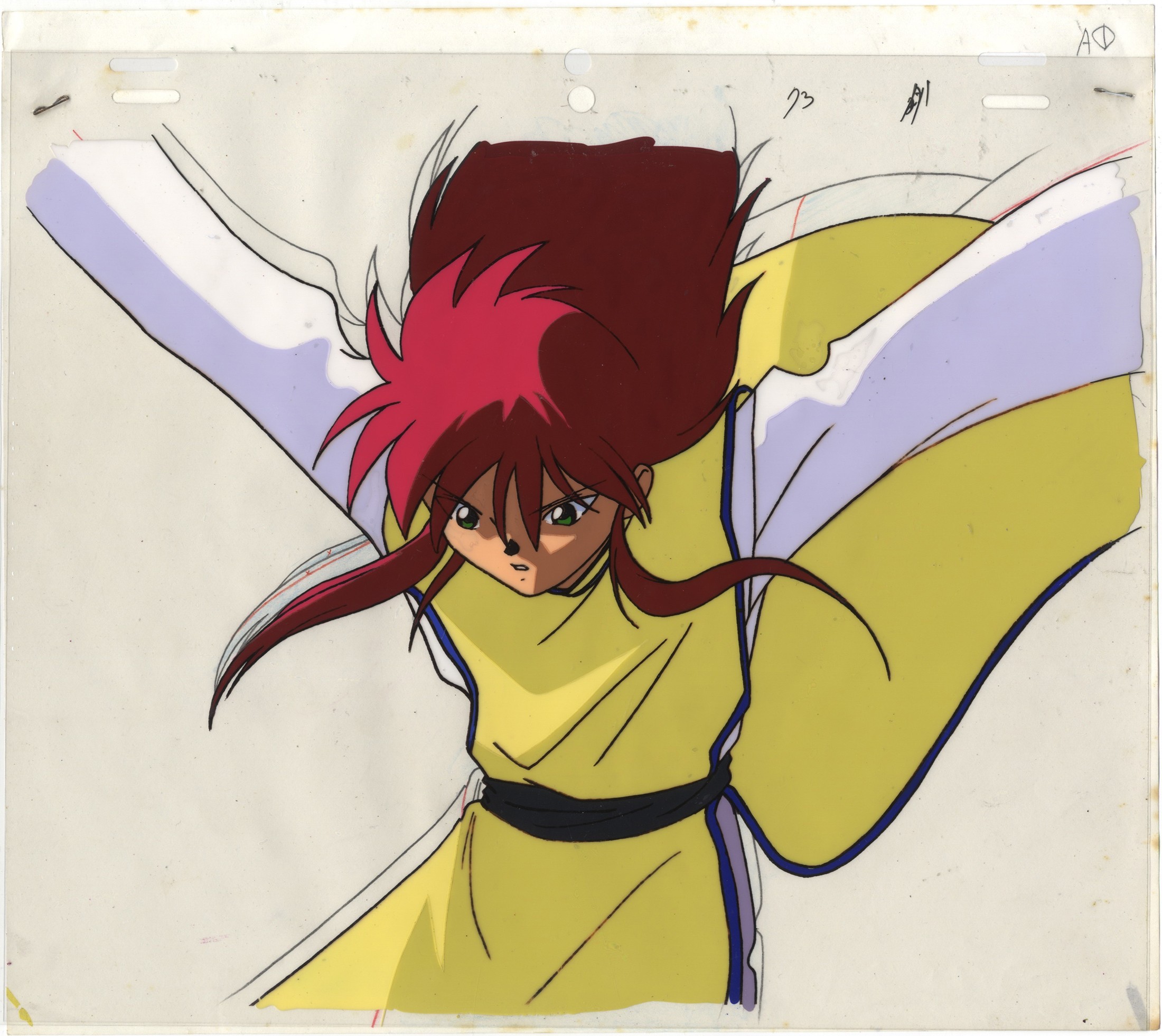 Vintage Yu Yu Hakusho Anime Cel, Yoko Kurama