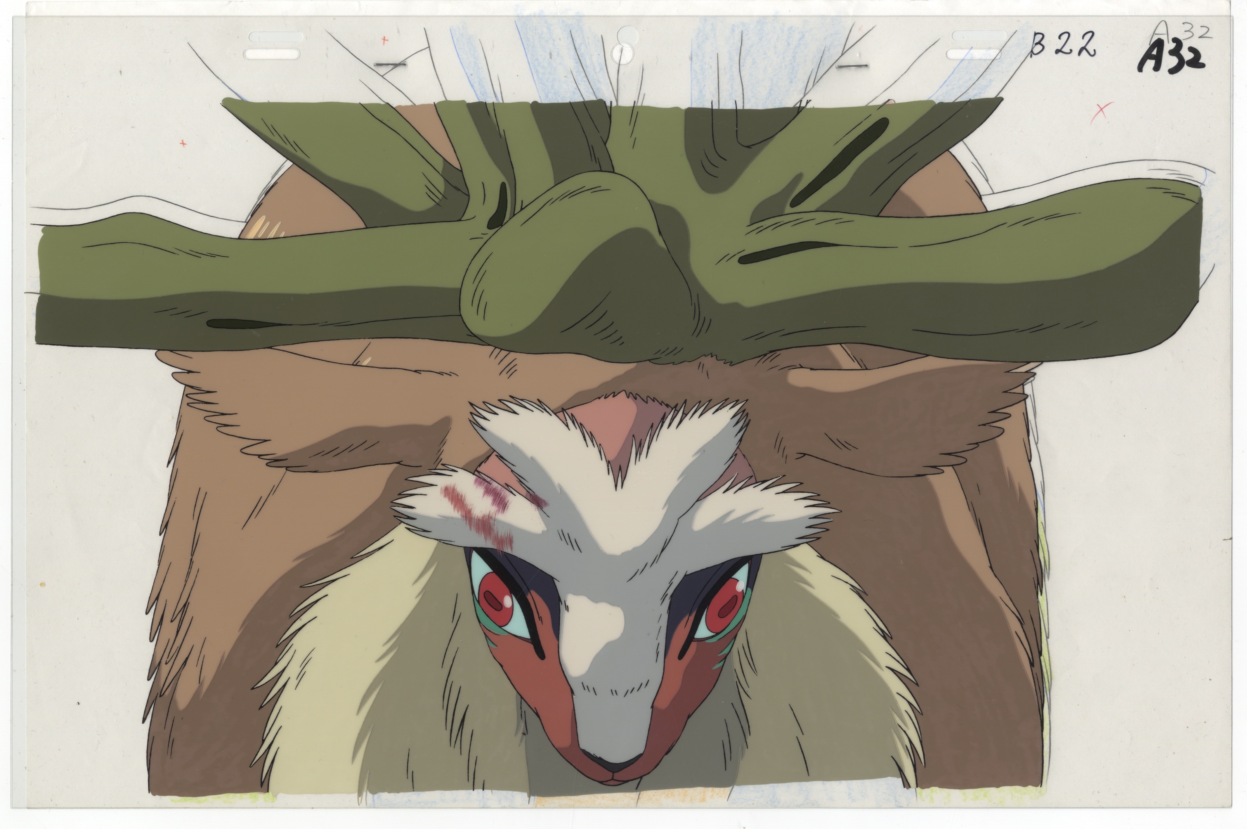 Princess Mononoke, Studio Ghibli Cel, Hayao Miyazaki