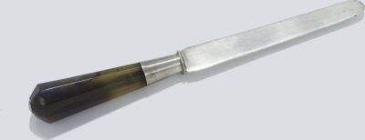 A Bris Milah Knife. A BRIS MILAH KNIFE. Eastern Europe, 19th century. The handle made of 