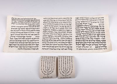 28. PARSHAT KETORET ON KLAF. Probably Israel, new. Ariâ€?zal ksav 18â€? long. 28. PARSHAT 