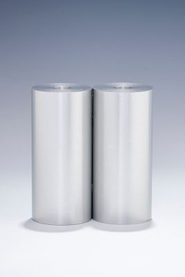 A SET OF ALUMINUM SABBATH CANDLES BY ZELIG SEGAL. Israel, 2003. Of solid tubular form that is 