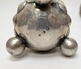 AN MONUMENTAL SILVER FOOTED BEAKER. Germany, 19th century. On three balled feet. Decorated with תמונה - 4