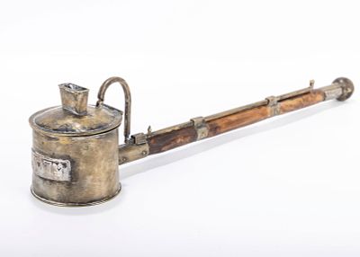 AN ARTS AND CRAFTS CHARITY CONTAINER. Probably Israel, 20th century. In traditional form