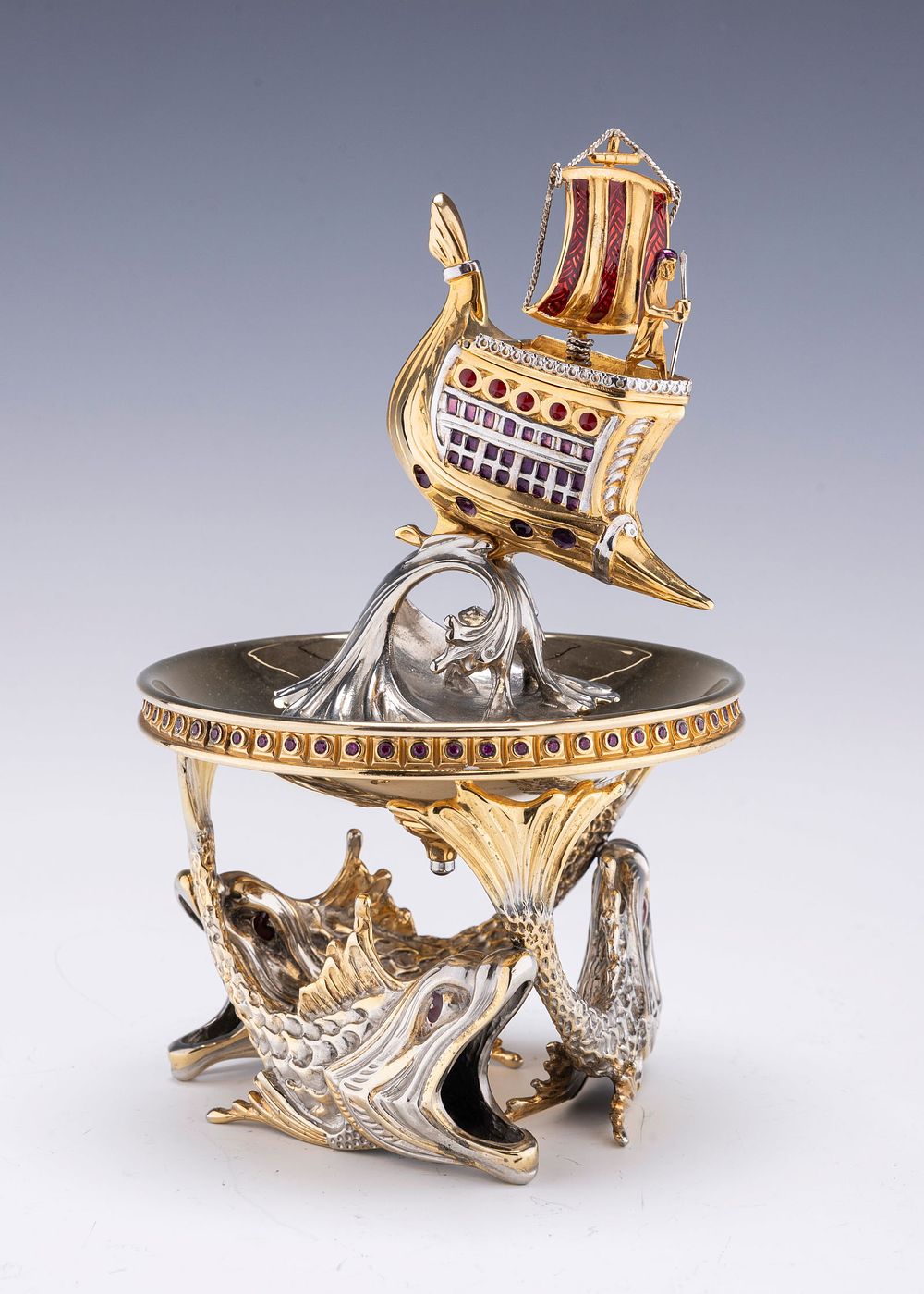 A STERLING SILVER MAYIM ACHRONIM BY YAAKOV DAVIDOFF DAVIDOFF, YAAKOV (Shahritzab, 1965 - Israel). 