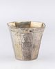 AN EXCEPTIONAL AND EARLY HOLIDAY CUP. Germany, 18th century or earlier. Octagonal in shape. The תמונה - 2