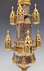 A MONUMENTAL STERLING SILVER COMMUNITY SPICE TOWER/HAVDALAH COMPENDIUM BY SHUKI FREIMAN. Israel תמונה - 10