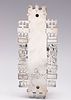 ILYA SCHOR (1904, Ukraine - 1961, New York) RARE AND IMPORTANT STERLING SILVER MEZUZAH. ILYA תמונה - 2
