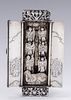 ILYA SCHOR (1904, Ukraine - 1961, NewYork) RARE AND IMPORTANT STERLING SILVER MEZUZAH. ILYA תמונה - 1