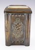 AN EXTREMELY RARE BRASS JEWISH NATIONAL FUND CHARITY BOX BY LEOPOLD FLEISHHACKER (1882- 1945). Germתמונה - 3