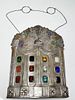 AN EXCEPTIONAL AMERICAN STERLING SILVER JEWELED TORAH SHIELD BY MILLWOOD JEWELERS. New York, c. תמונה - 1