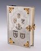 A STERLING SILVER, ENAMEL AND GILDED IDF SIDDUR BINDING BY YAAKOV DAVIDOFF. A STERLING SILVER תמונה - 1