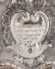 A MONUMENTAL SILVER TORAH SHIELD. Vienna, 1898. Engraved with dedication dated to 1898. Chased תמונה - 1