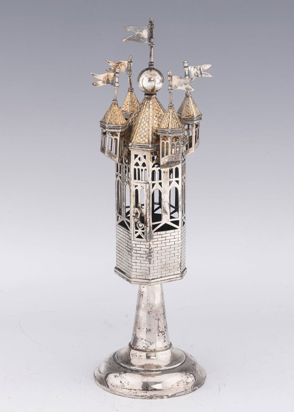 A LARGE AND WELL MADE SPICE TOWER BY WOLF HEKKER. Portugal, c. 1970. In earlier German tower 