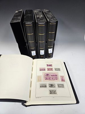 A MASSIVE COLLECTION OF MINT UNITED STATES STAMPS. Hosted in four three ring binder albums. 