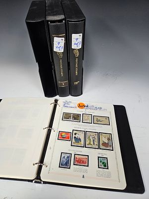 A MASSIVE COLLECTION OF MINT JAPANESE AND OTHER MINT STAMPS. Hosted in three binders filled 