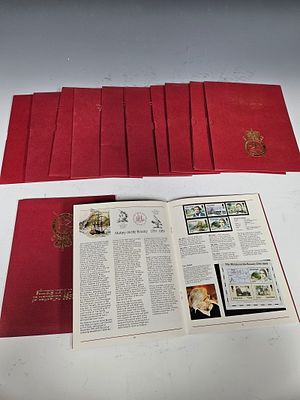 ISLE OF MAN STAMP COLLECTION BY THE YEAR. Including every mint stamp by year from 1988 - 1998 